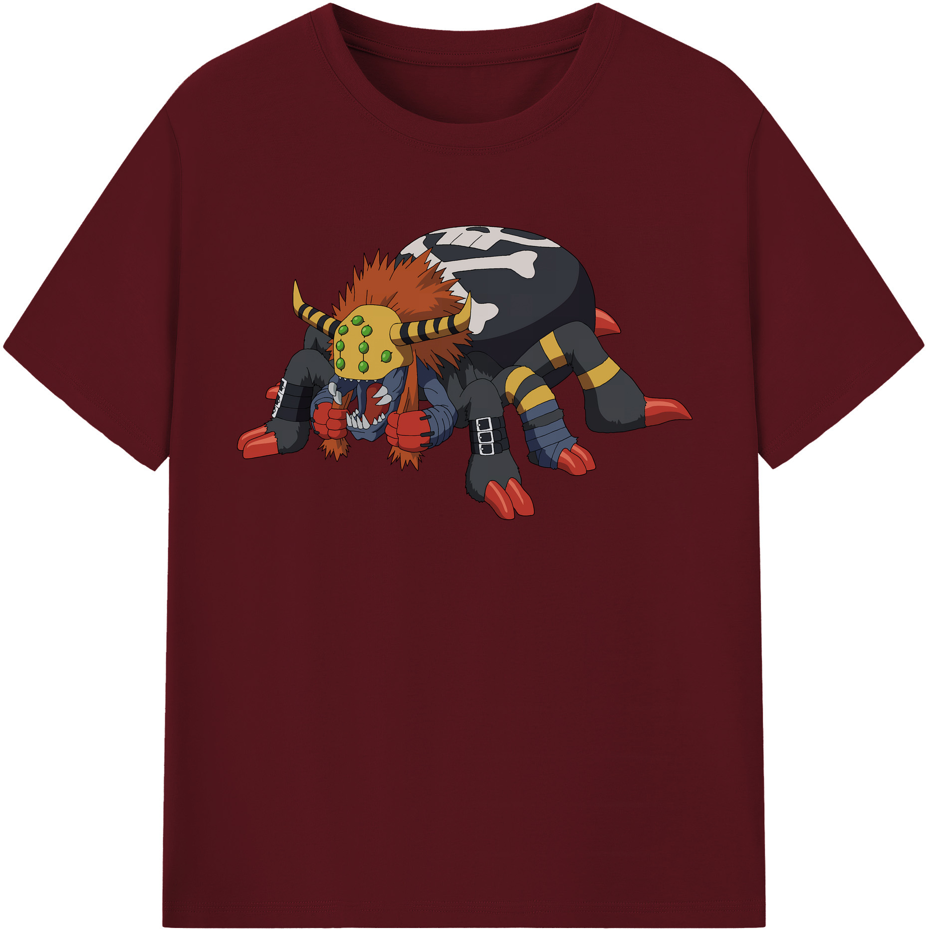 （画像用） Digimon デジタルモンスター/デジモン 綿100％半袖Tシャツ（フロントプリント）